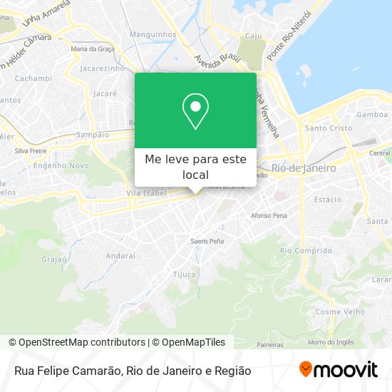 Rua Felipe Camarão mapa