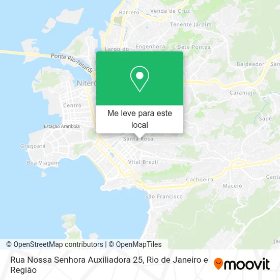 Rua Nossa Senhora Auxiliadora 25 mapa