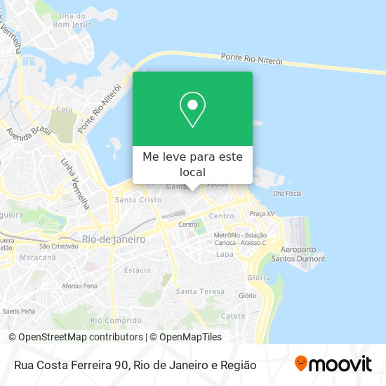 Rua Costa Ferreira 90 mapa