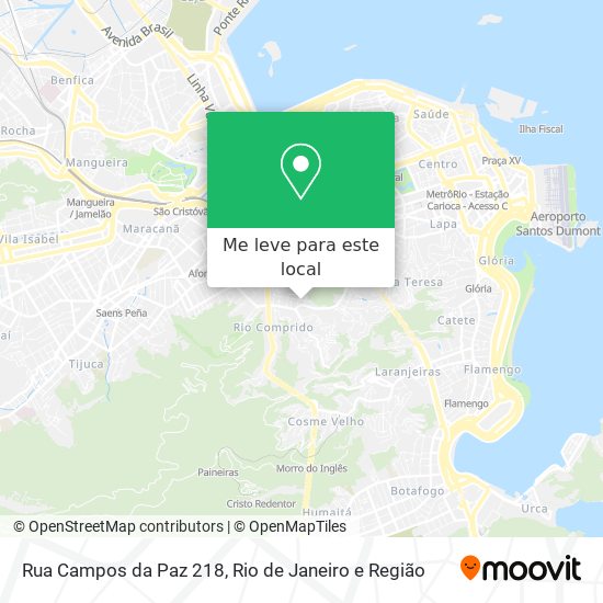 Rua Campos da Paz 218 mapa