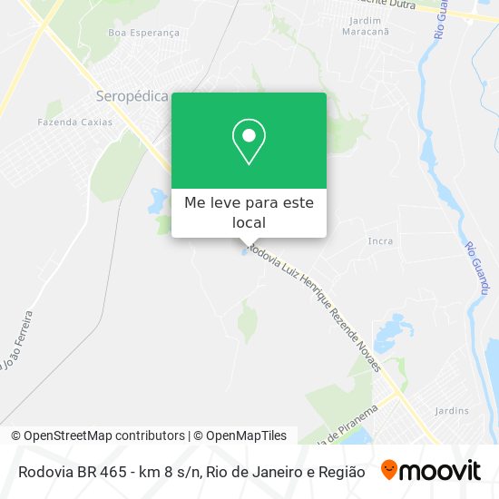 Rodovia BR 465 - km 8 s/n mapa