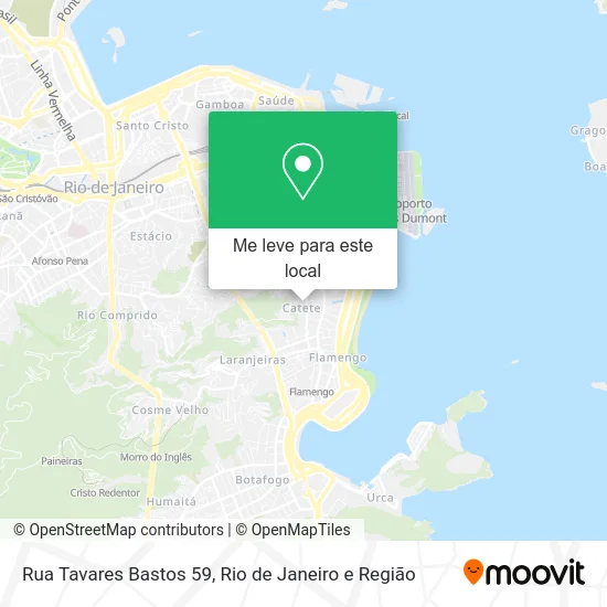 Rua Tavares Bastos 59 mapa