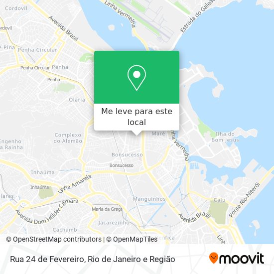 Rua 24 de Fevereiro mapa