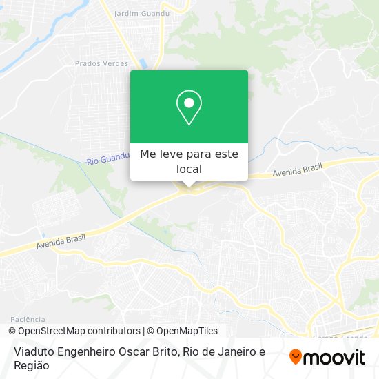 Viaduto Engenheiro Oscar Brito mapa
