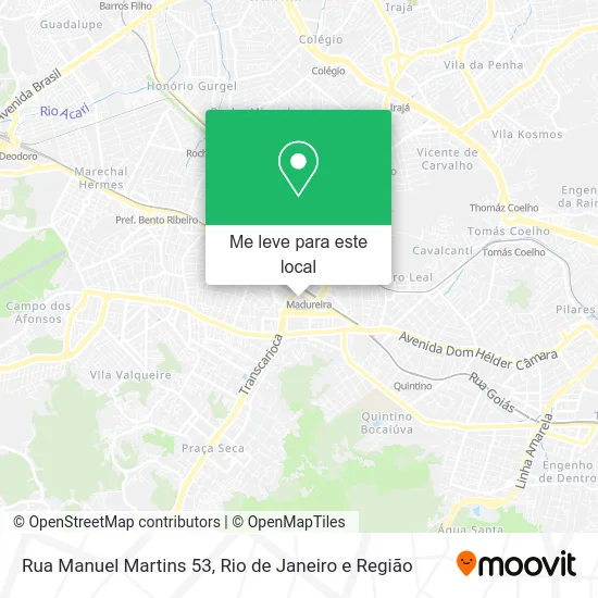 Rua Manuel Martins 53 mapa