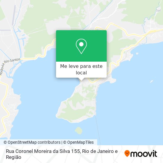 Rua Coronel Moreira da Silva 155 mapa