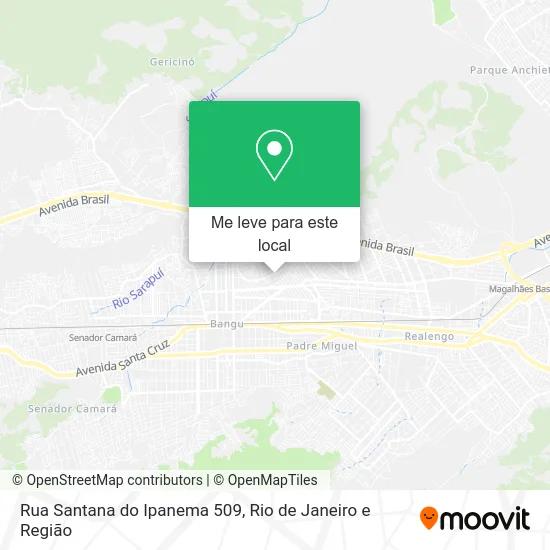 Rua Santana do Ipanema 509 mapa