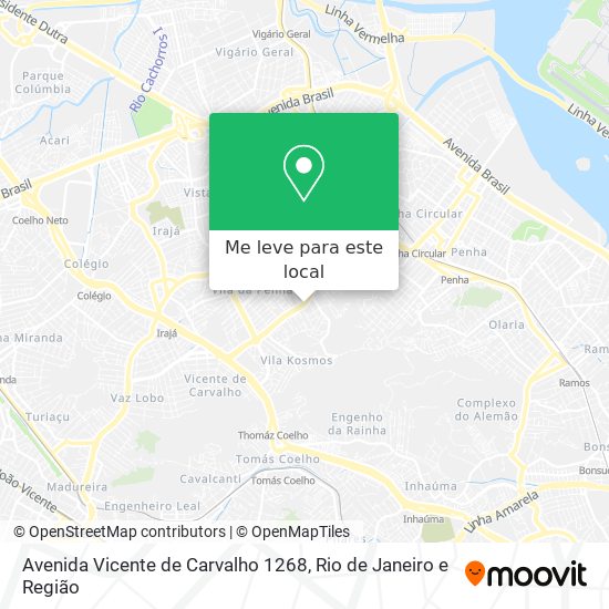 Avenida Vicente de Carvalho 1268 mapa