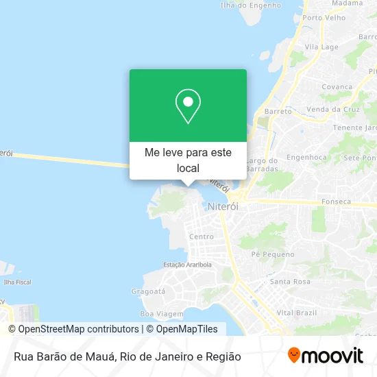 Rua Barão de Mauá mapa