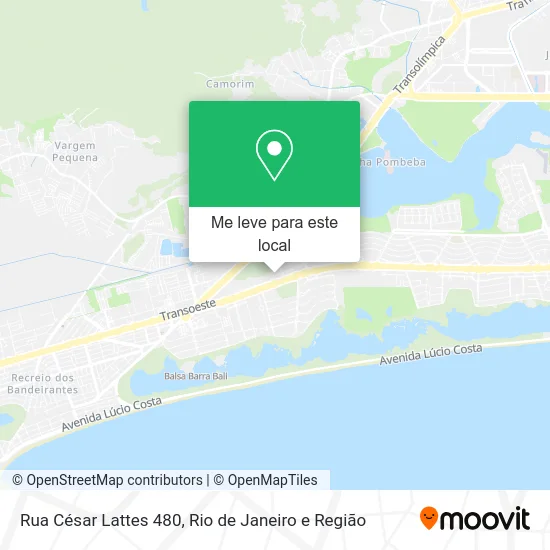 Rua César Lattes 480 mapa