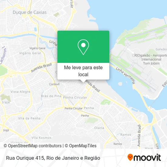 Rua Ourique 415 mapa