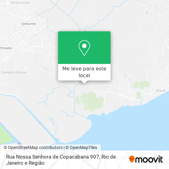 Rua Nossa Senhora de Copacabana 907 mapa