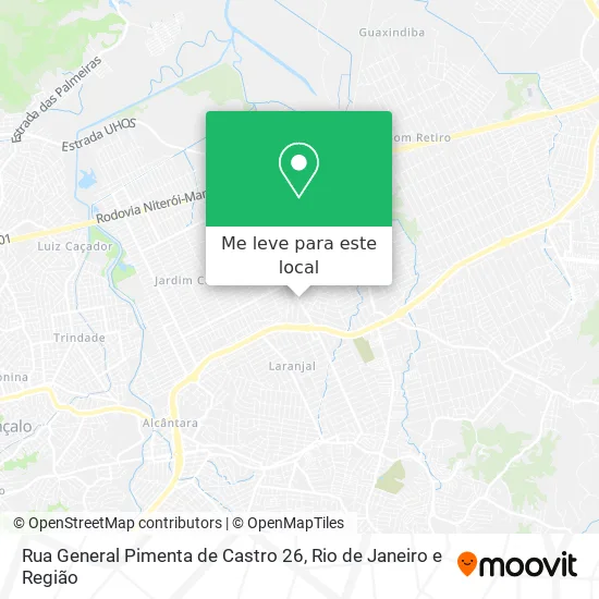 Rua General Pimenta de Castro 26 mapa