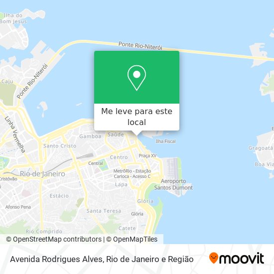 Avenida Rodrigues Alves mapa