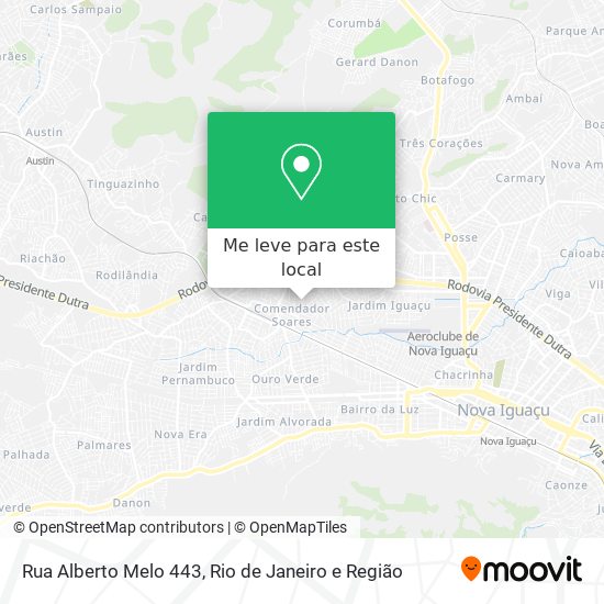 Rua Alberto Melo 443 mapa