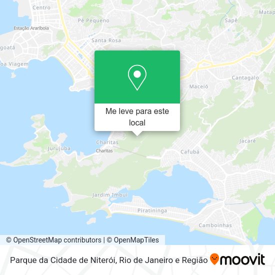 Parque da Cidade de Niterói mapa