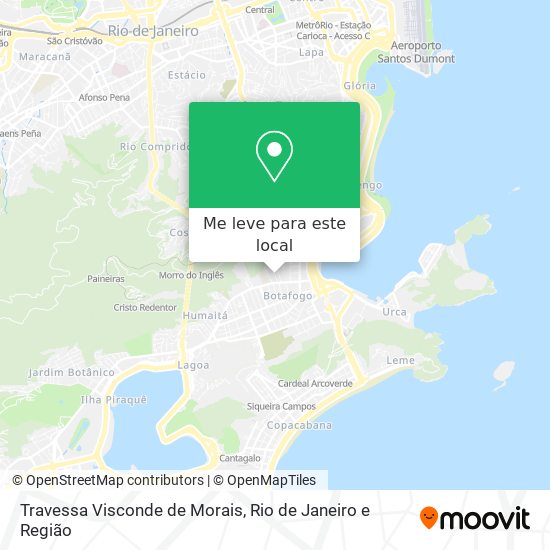 Travessa Visconde de Morais mapa