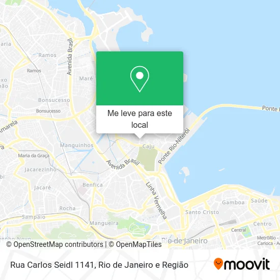 Rua Carlos Seidl 1141 mapa