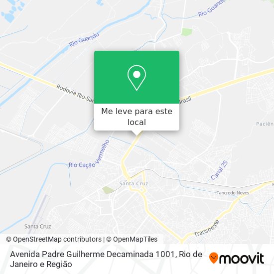 Avenida Padre Guilherme Decaminada 1001 mapa