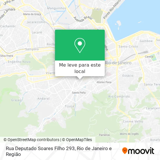 Rua Deputado Soares Filho 293 mapa