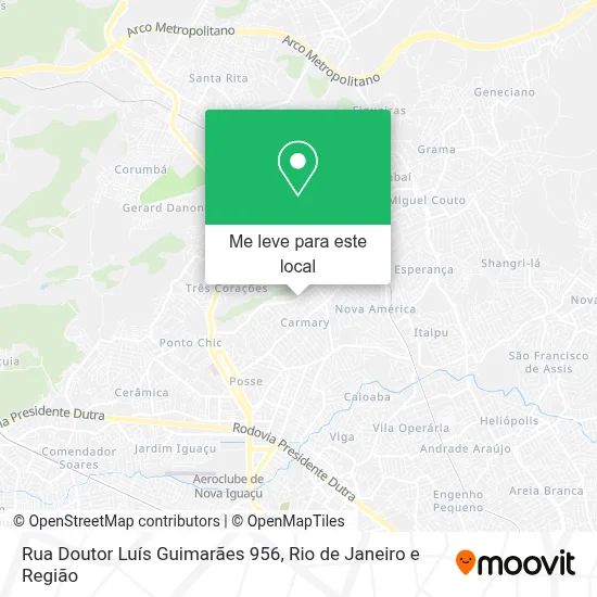 Rua Doutor Luís Guimarães 956 mapa