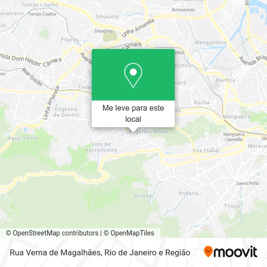 Rua Verna de Magalhães mapa