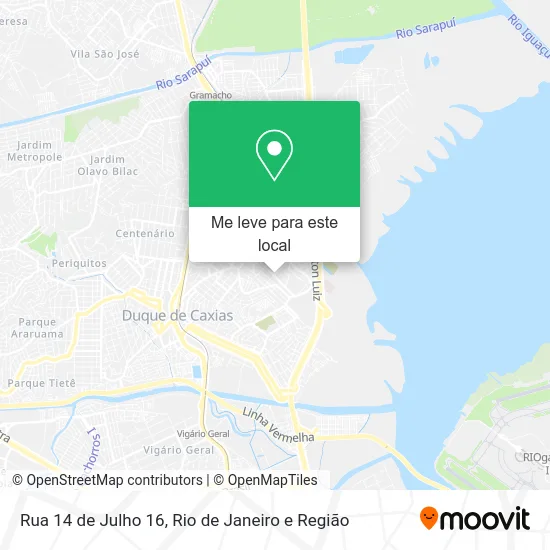 Rua 14 de Julho 16 mapa