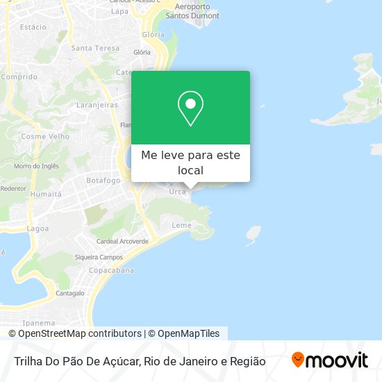 Trilha Do Pão De Açúcar mapa