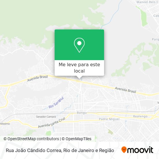 Rua João Cândido Correa mapa