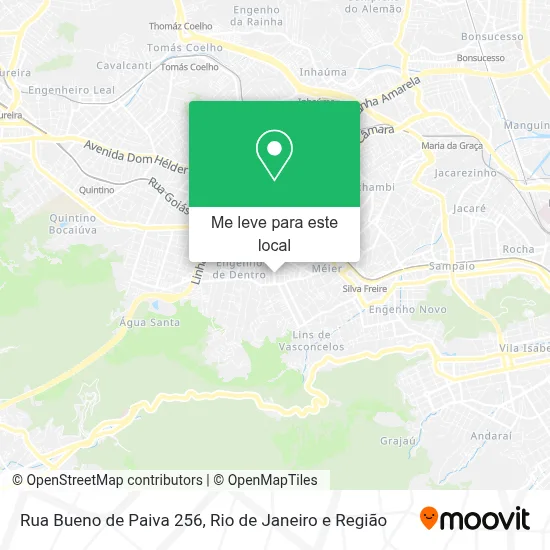 Rua Bueno de Paiva 256 mapa