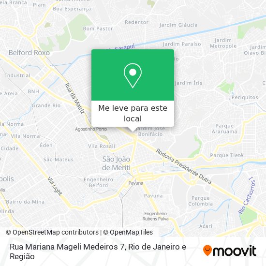 Rua Mariana Mageli Medeiros 7 mapa