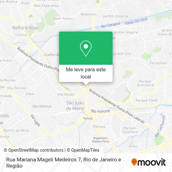 Rua Mariana Mageli Medeiros 7 mapa