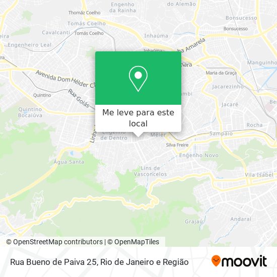 Rua Bueno de Paiva 25 mapa