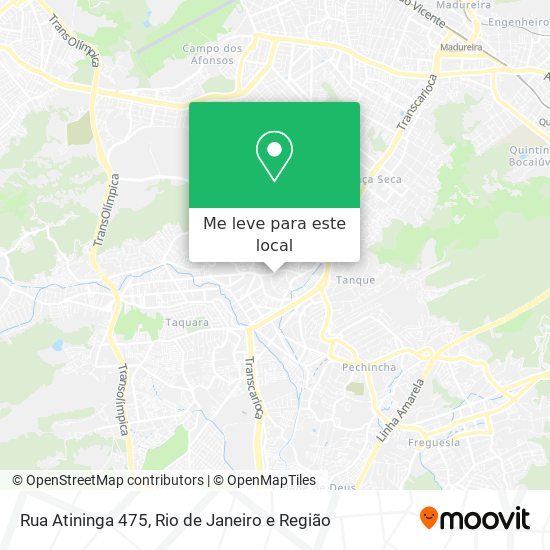 Rua Atininga 475 mapa