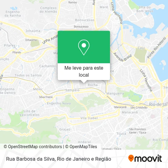Rua Barbosa da Silva mapa