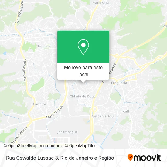 Rua Oswaldo Lussac 3 mapa