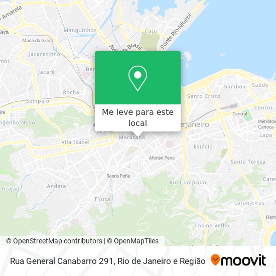 Rua General Canabarro 291 mapa
