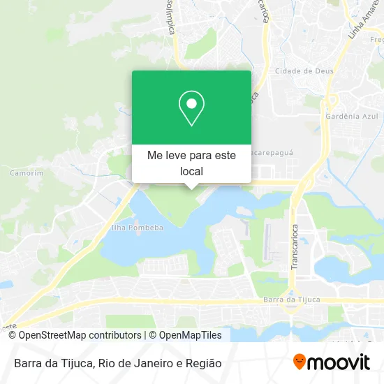 Barra da Tijuca mapa