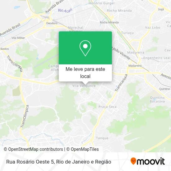 Rua Rosário Oeste 5 mapa