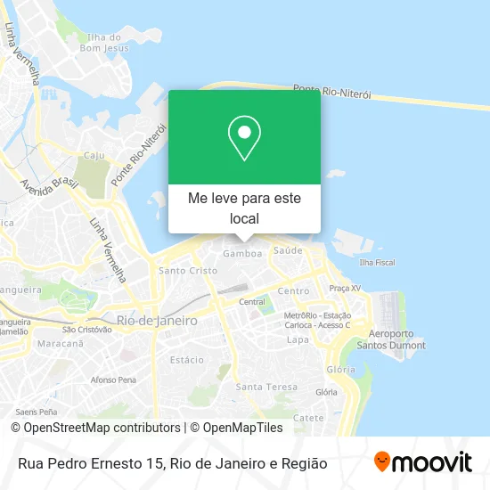 Rua Pedro Ernesto 15 mapa