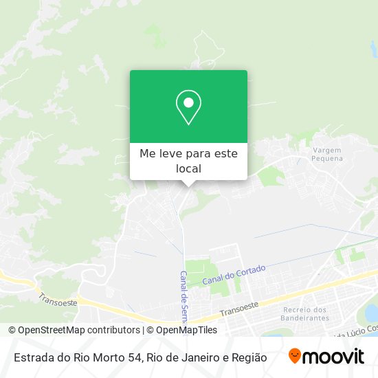 Estrada do Rio Morto 54 mapa