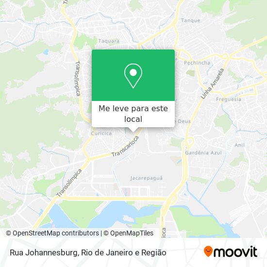 Rua Johannesburg mapa