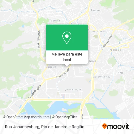 Rua Johannesburg mapa