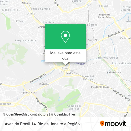 Avenida Brasil 14 mapa