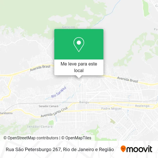 Rua São Petersburgo 267 mapa