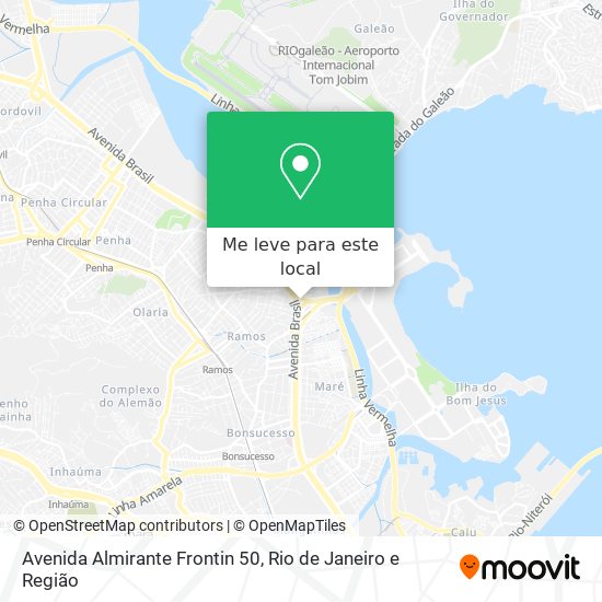 Avenida Almirante Frontin 50 mapa