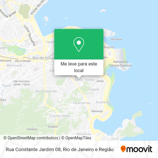 Rua Constante Jardim 08 mapa