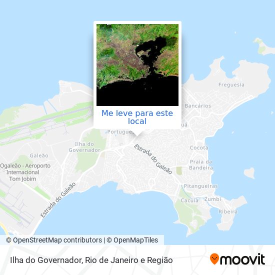 Ilha do Governador mapa