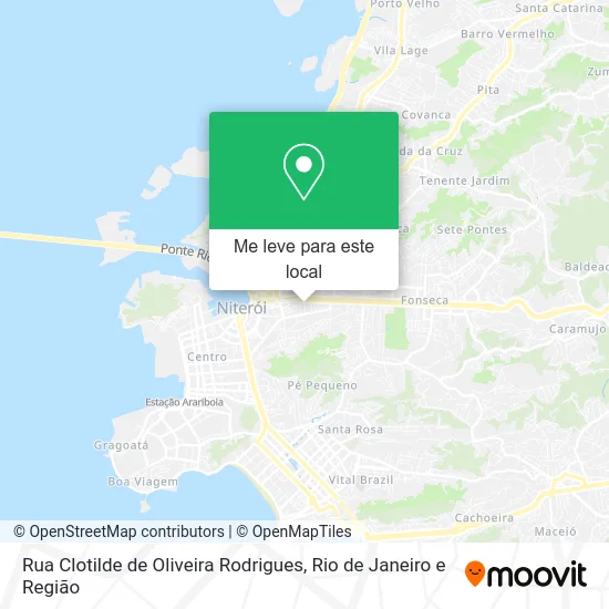 Rua Clotilde de Oliveira Rodrigues mapa