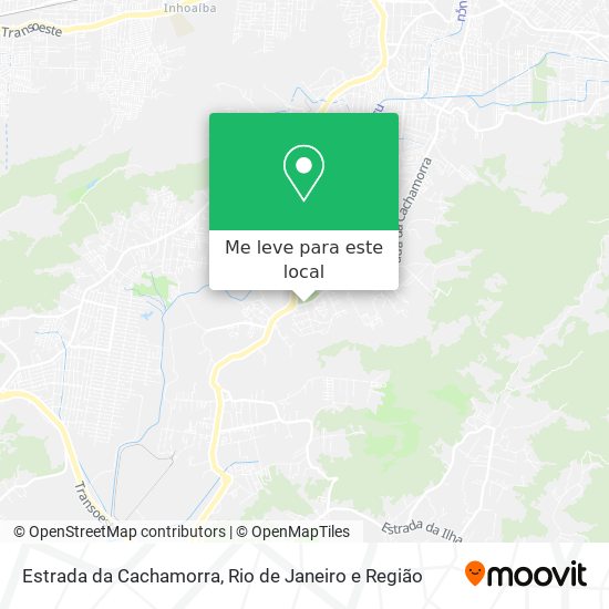 Estrada da Cachamorra mapa